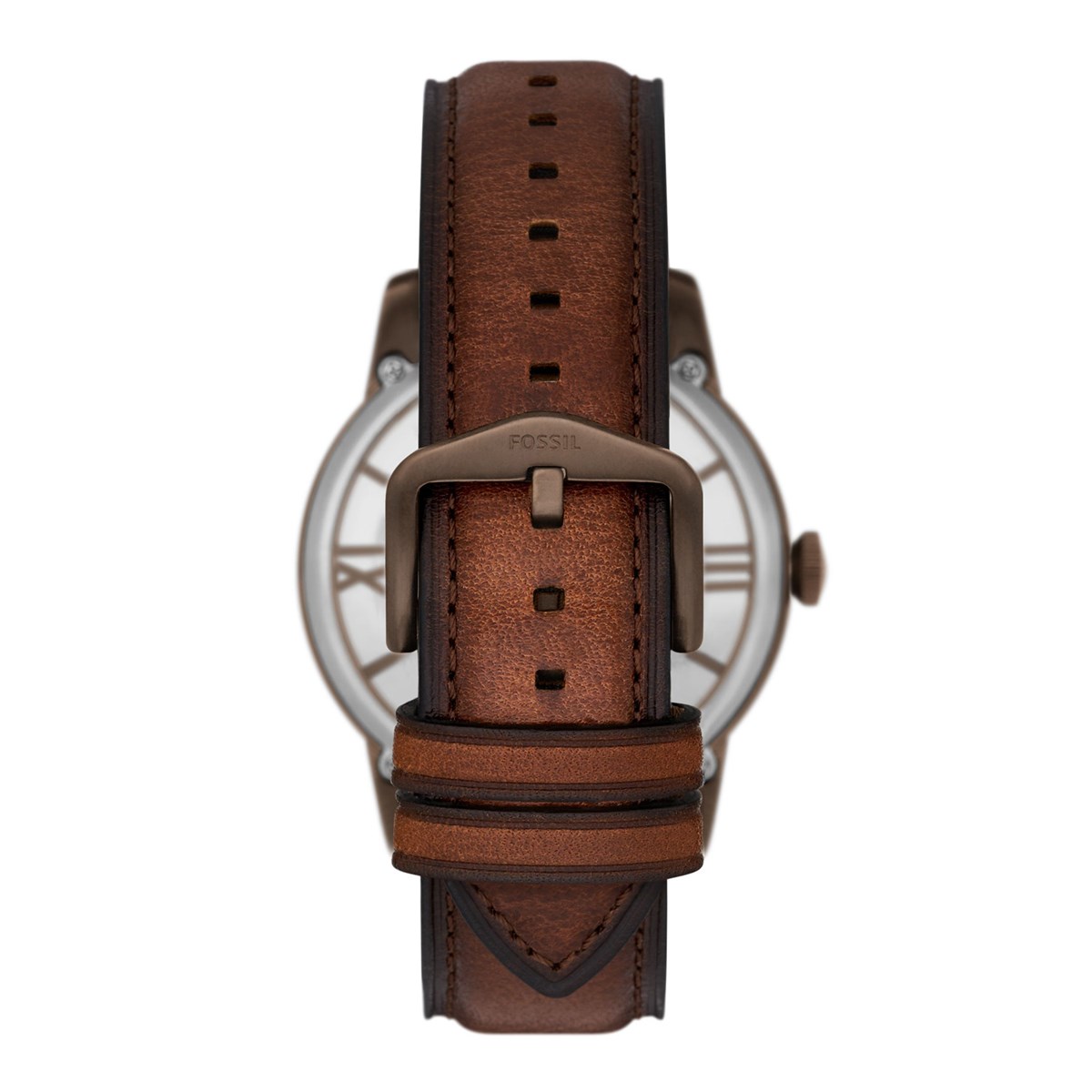 Montre homme Fossil Townsman automatiquecuir marron