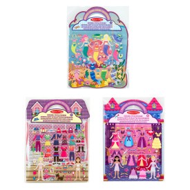 Melissa & Doug - Genanvendelige Hævede Klistermærker - Dress-Up