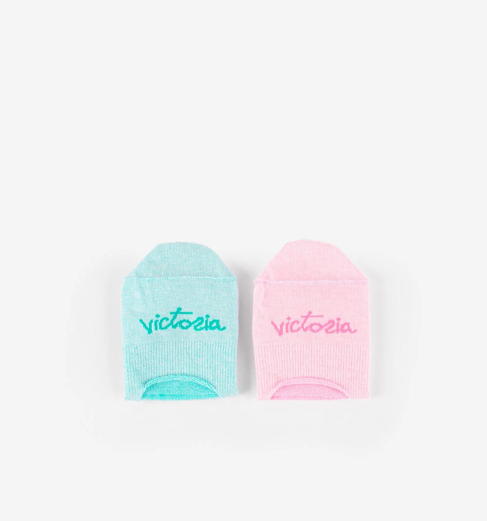 CHAUSSETTES PINKIES FLUOROSA-AZUL