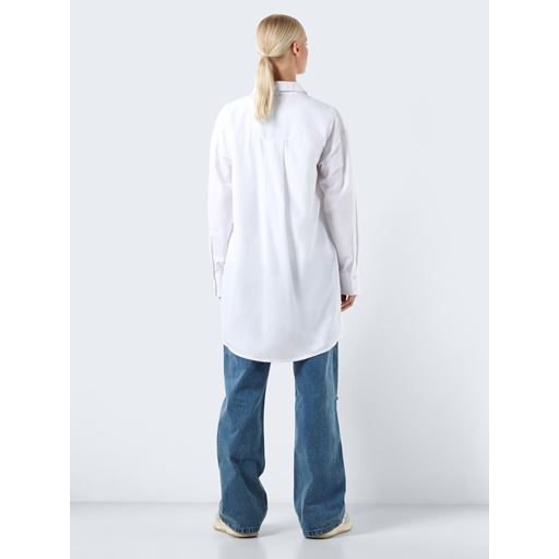 Noisy May Asta Skjortekjole, Bright White, S