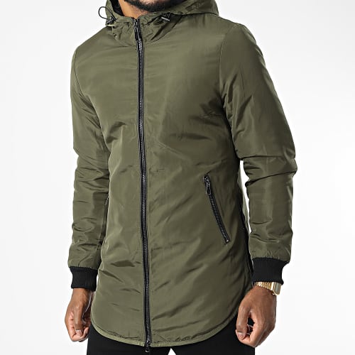 Parka Capuche Vert Kaki