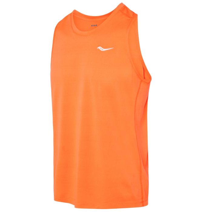 Saucony Herre Singletter Stopwatch Singlet Orange