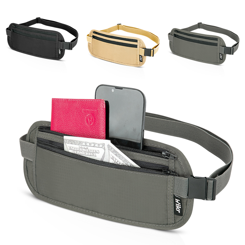 Hikr Moneybelt premium reisportemonnee - Grey