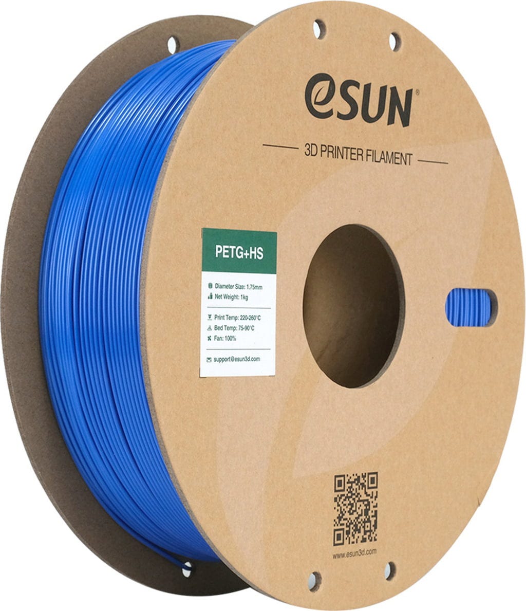eSUN  PETG+HS Blue, 1,75 mm / 1000 g    PETG-Material für den Hochgeschwindigkeitsdruck