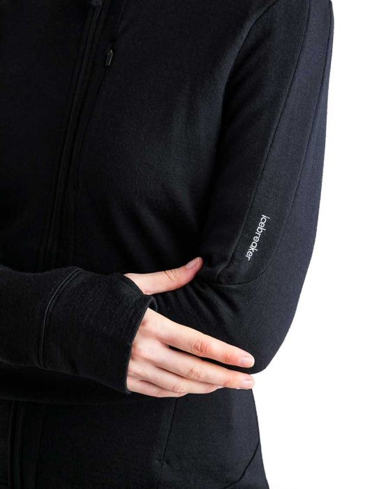 Quantum IV LS Zip Women uldtrøje