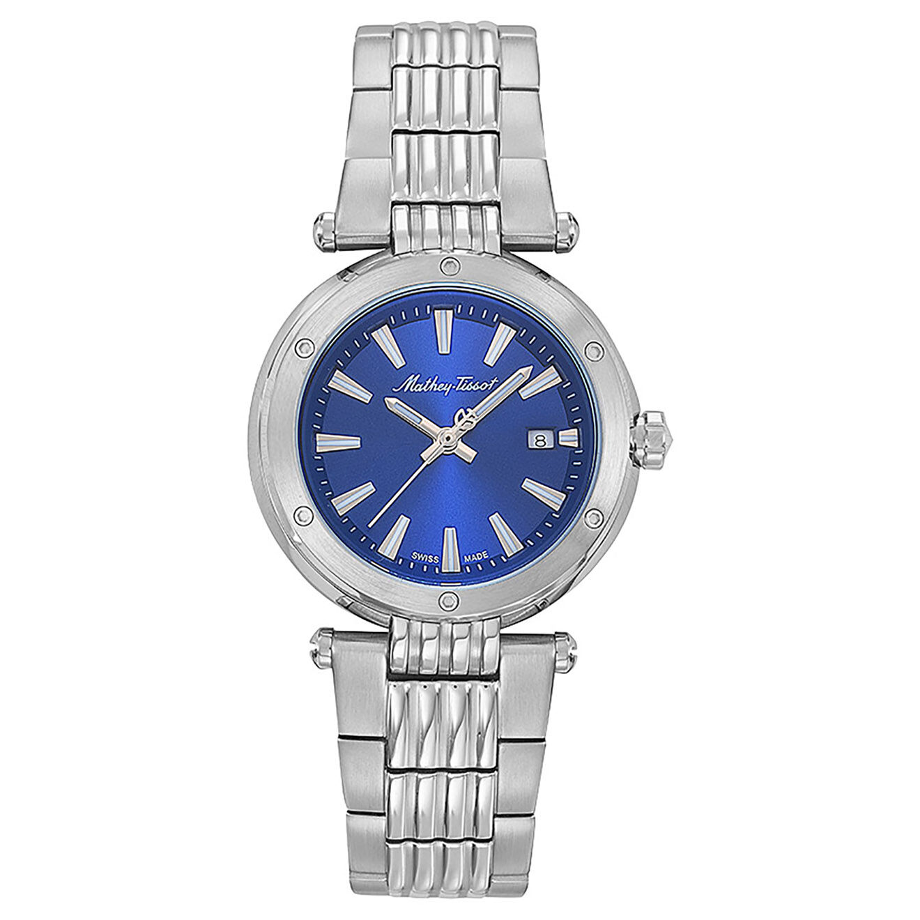Mathey-Tissot Montre Femme Quartz en Acier Neptune argentée