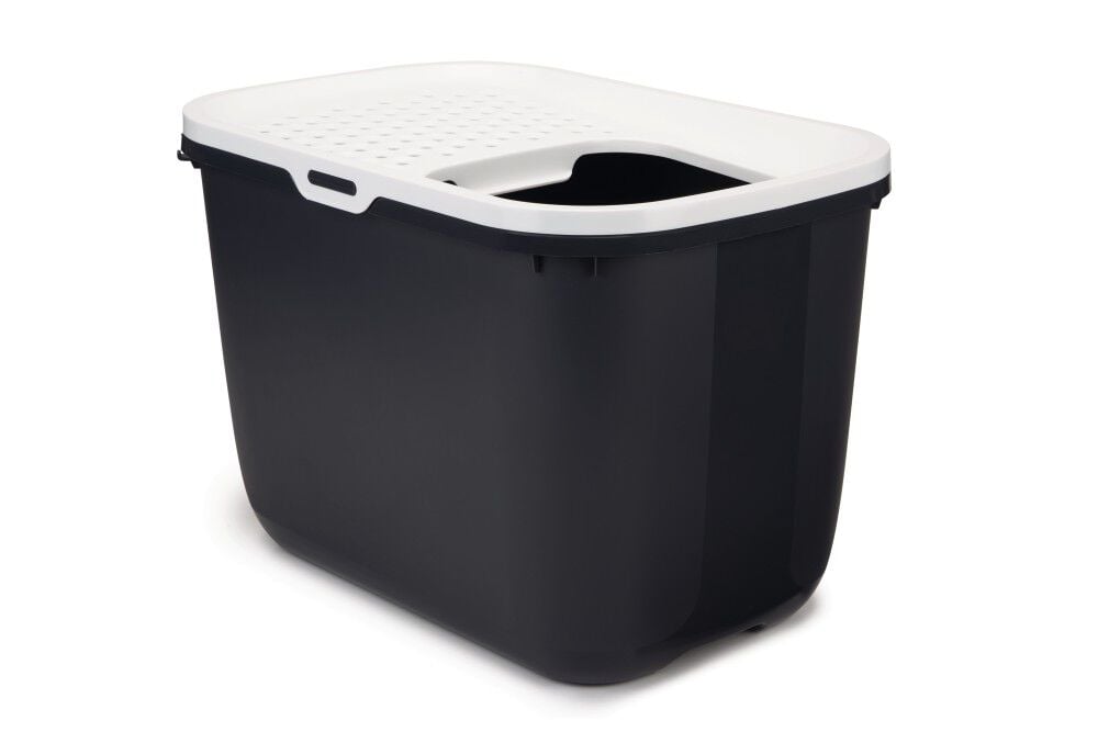 Savic Hop in - Kattenbak - Antraciet - 39.5x38.5x58 cm
