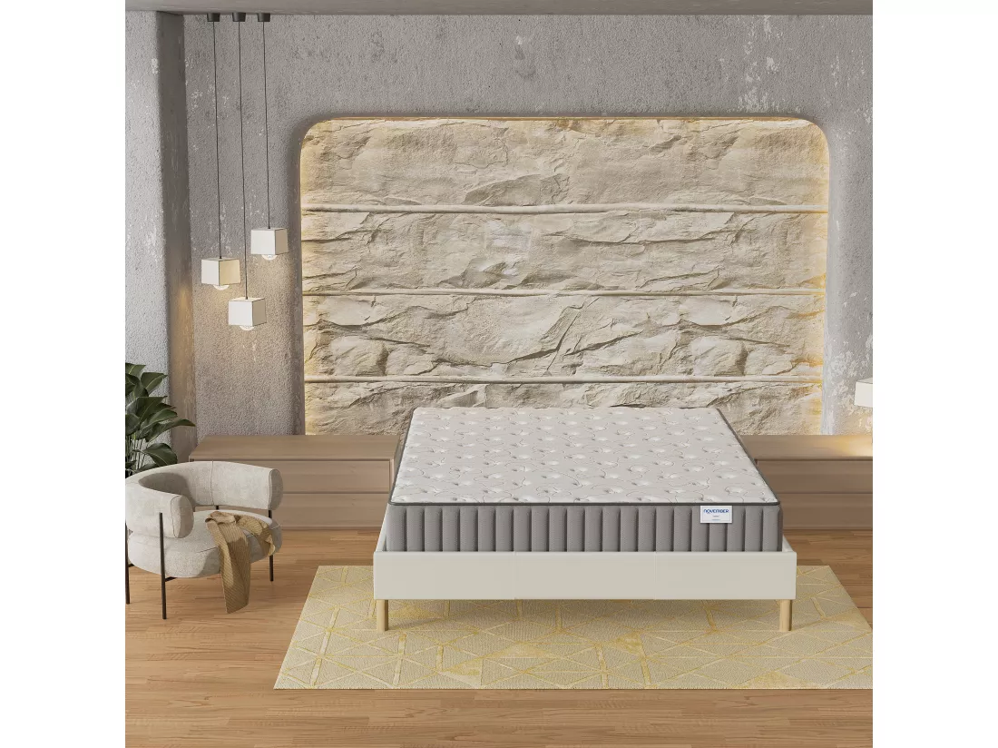 Matelas mousse 90x200cm accueil à mémoire de forme, épaisseur 22cm