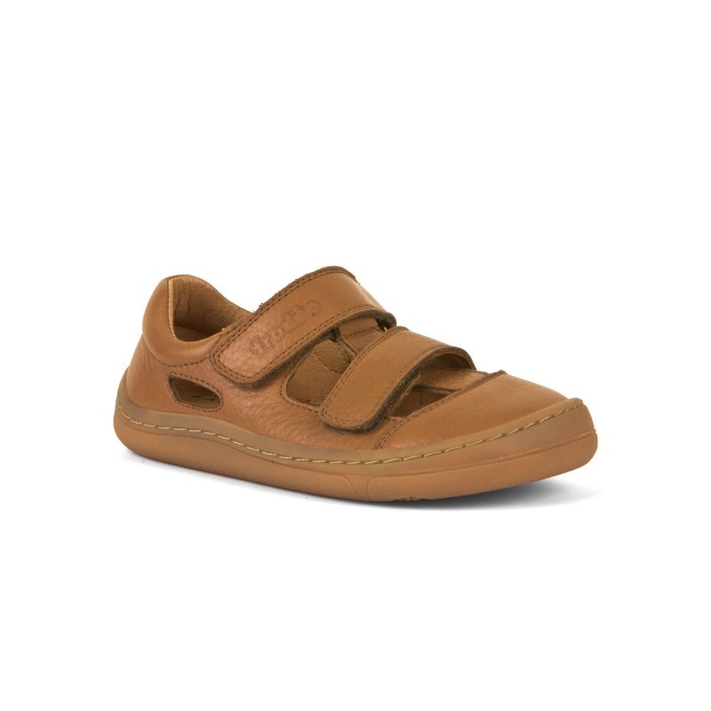 Froddo Froddo Barefoot sandales deux scratchs cognac