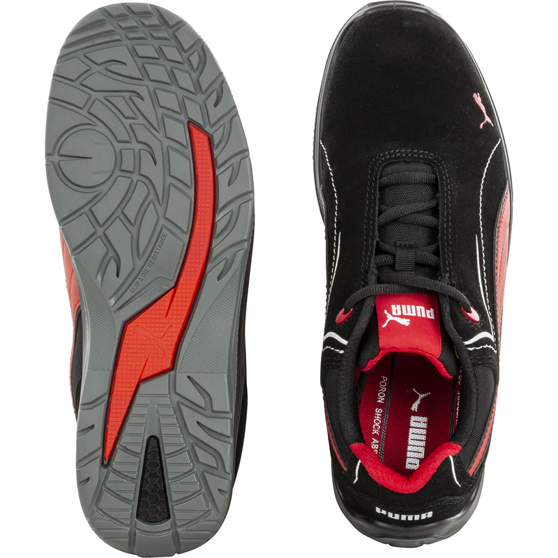 Puma Touring Black Suede veiligheidsschoenen S3 ESD SRC 45