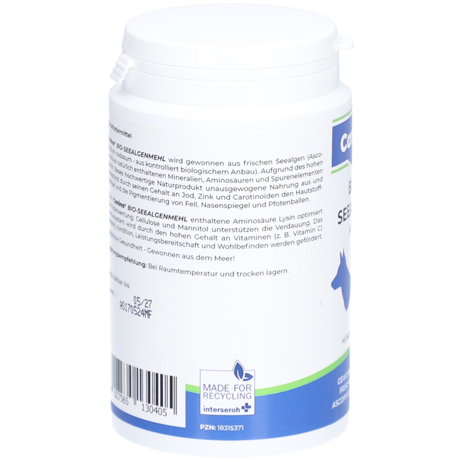 Canina® Bio-Seealgenmehl für Hunde und Katzen