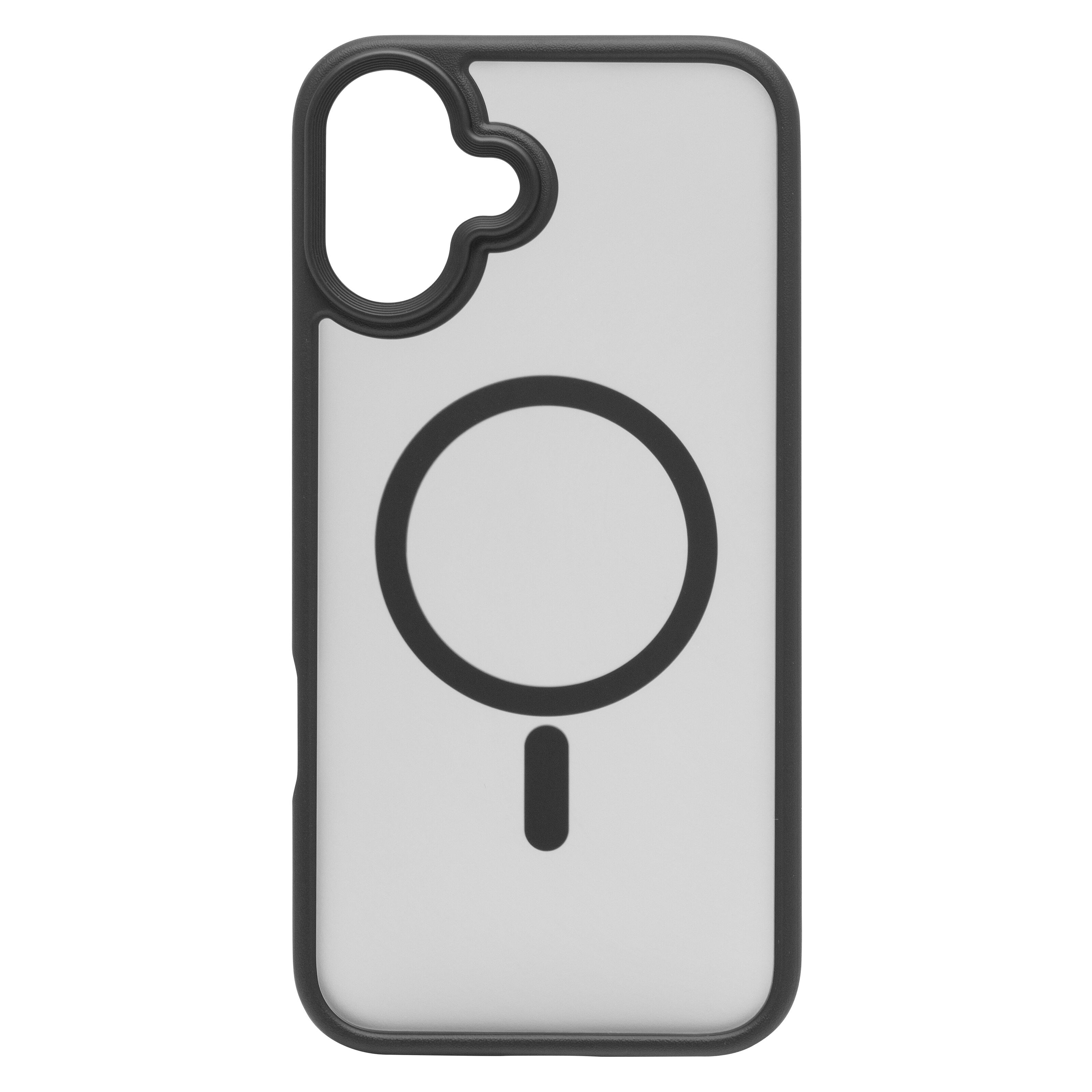 Linocell Hard Case Mobildeksel for Iphone 16 Plus Magsafe Svart