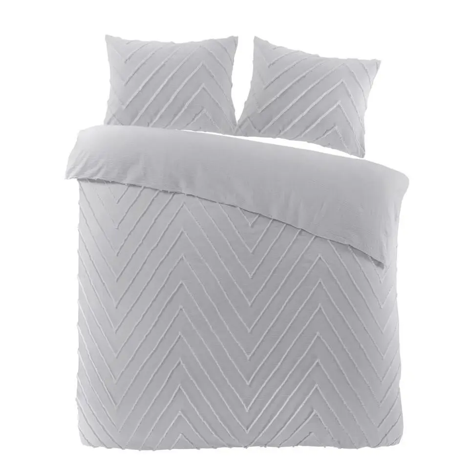 Papillon Valencia Dekbedovertrek - Tweepersoons - 200x200/220 cm - Grijs