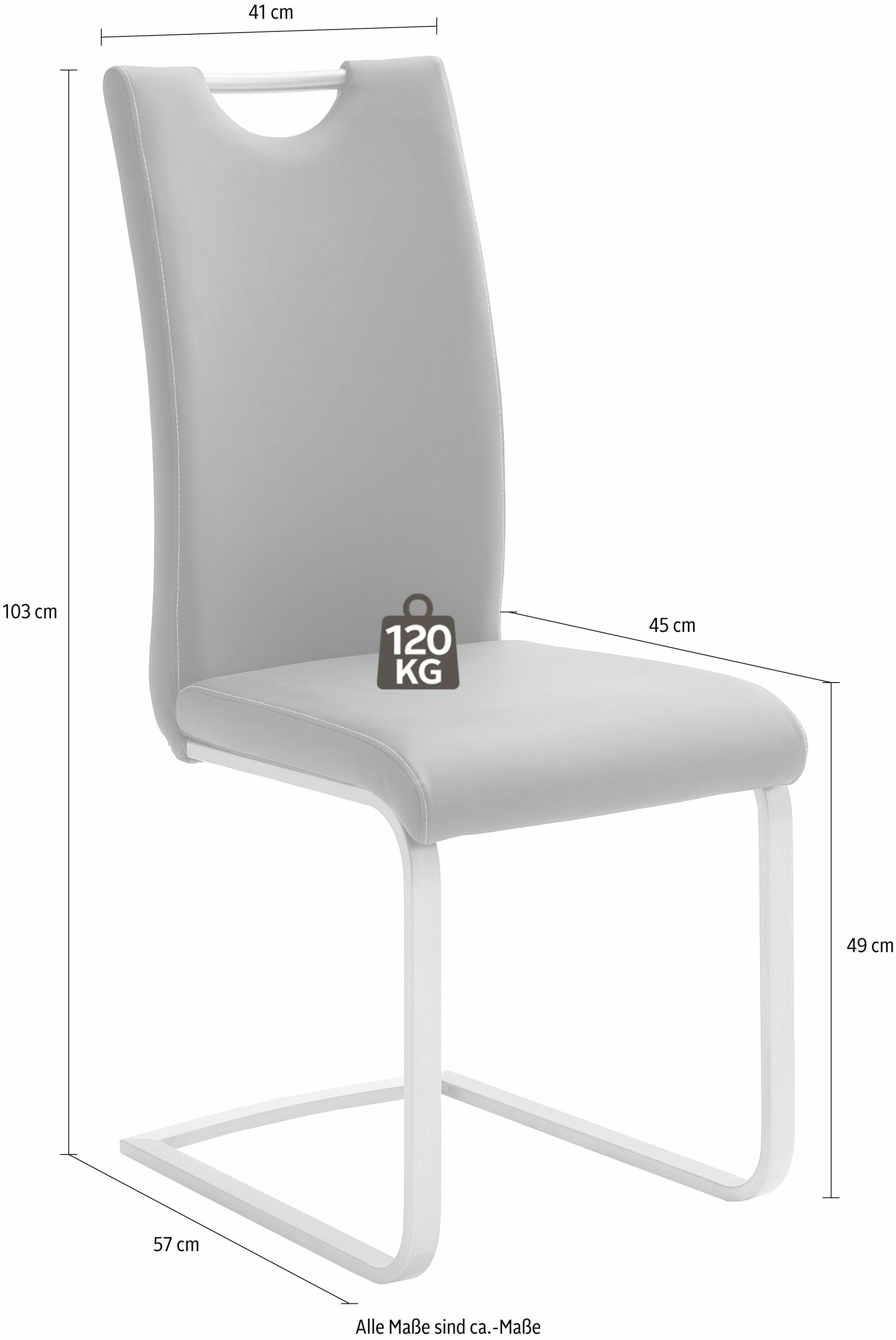 MCA furniture Freischwinger »Paulo« (Set) 4 Stk.Stuhl belastbar bis 120 kg