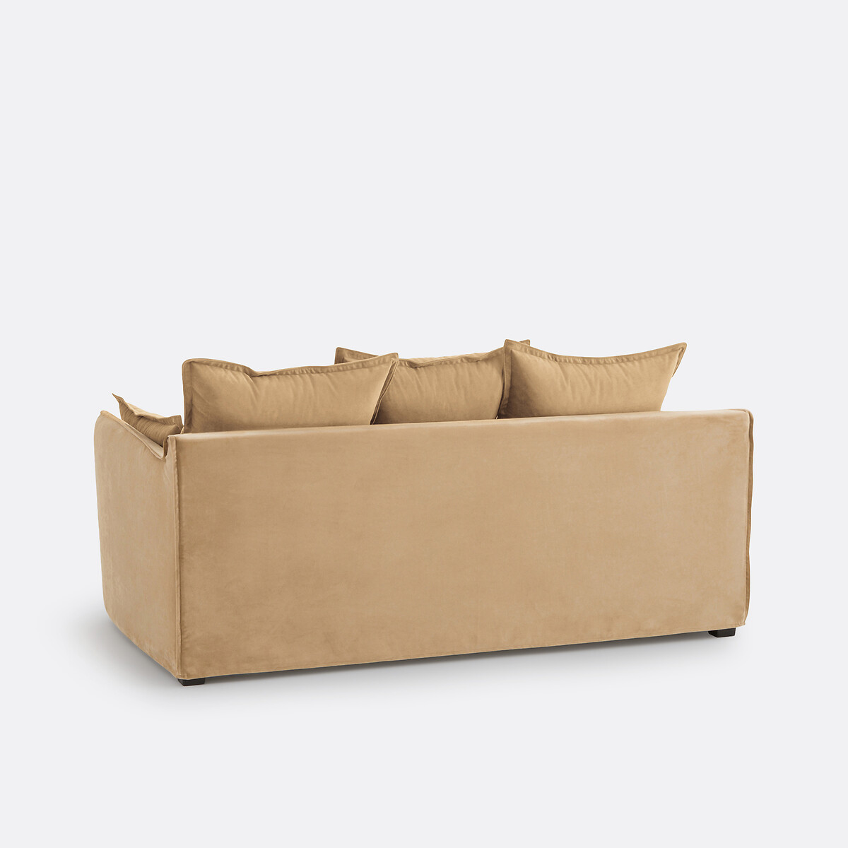 LA REDOUTE INTERIORS<br>Sofá-cama H14 cm, veludo, Odna