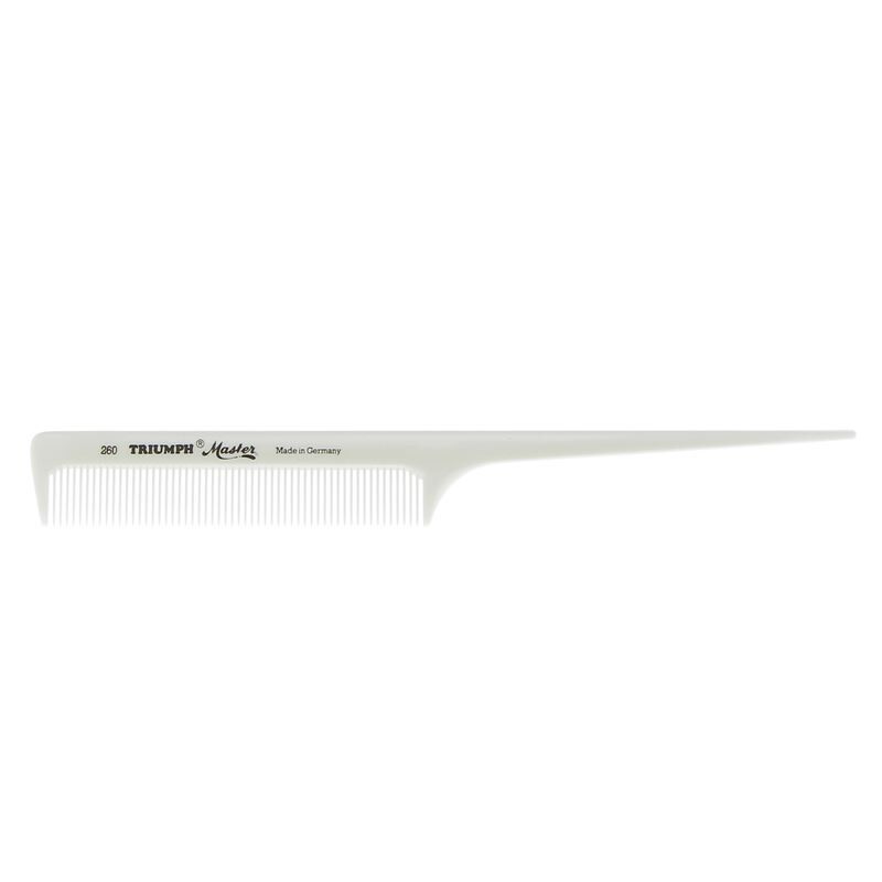 Peigne a queue T260 Blanc