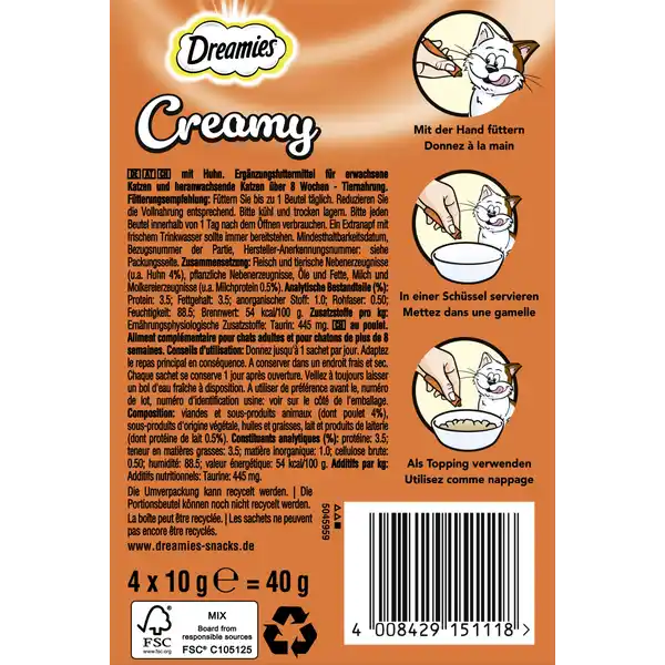 Creamy mit Huhn