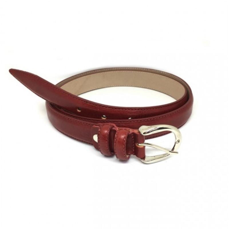 Milano Belts Dames Centuur Ivrea 25 Rood