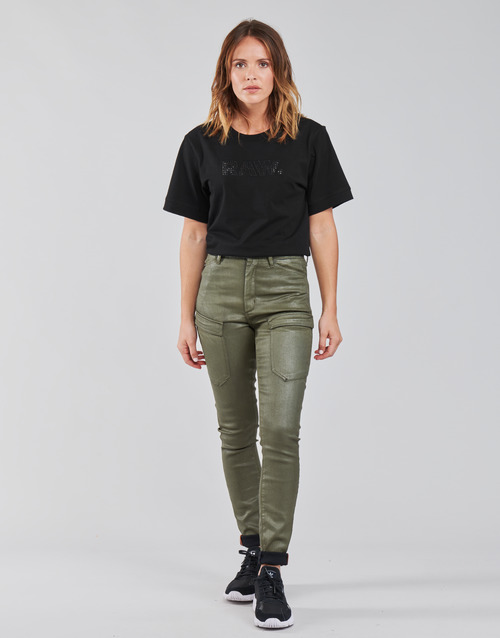 G-Star Raw - HIGH G-SHAPE CARGO SKINNY PANT WMN - Kaki