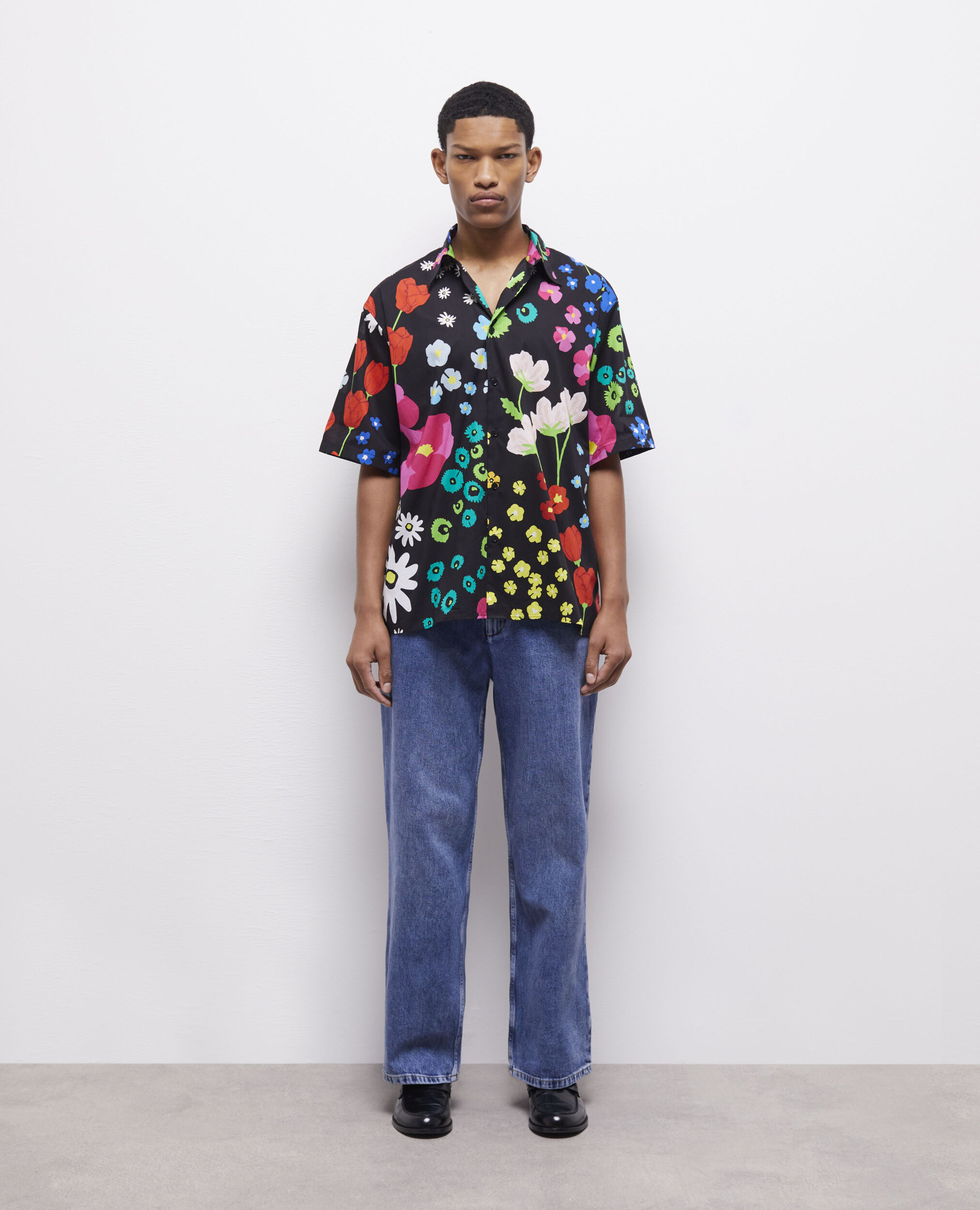 Chemise imprimée en coton