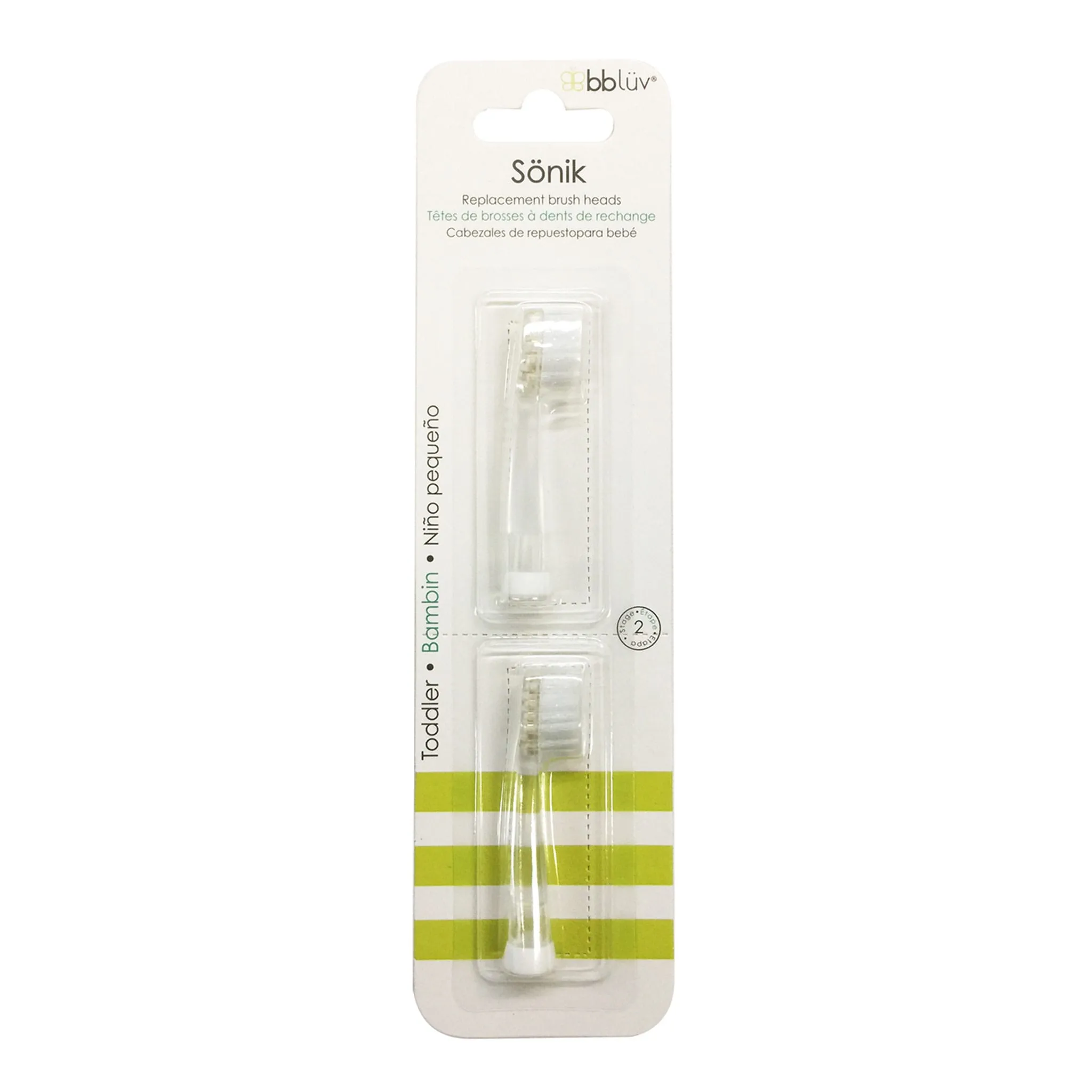Bblüv Brosse de Rechange pour Brosse à Dents Sönik - Phase 2