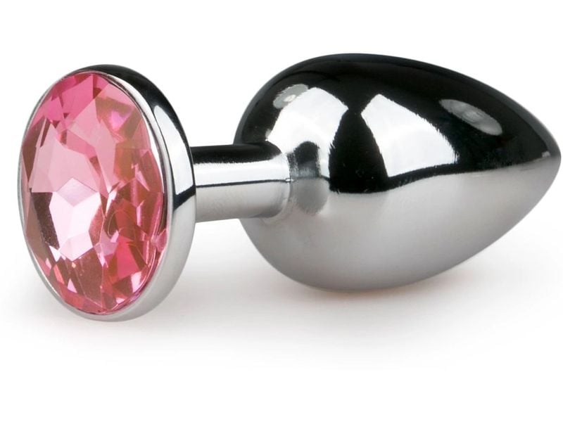 Easytoys Anal Plug aus Metall S Silber Buttplug für die anale Stimulation