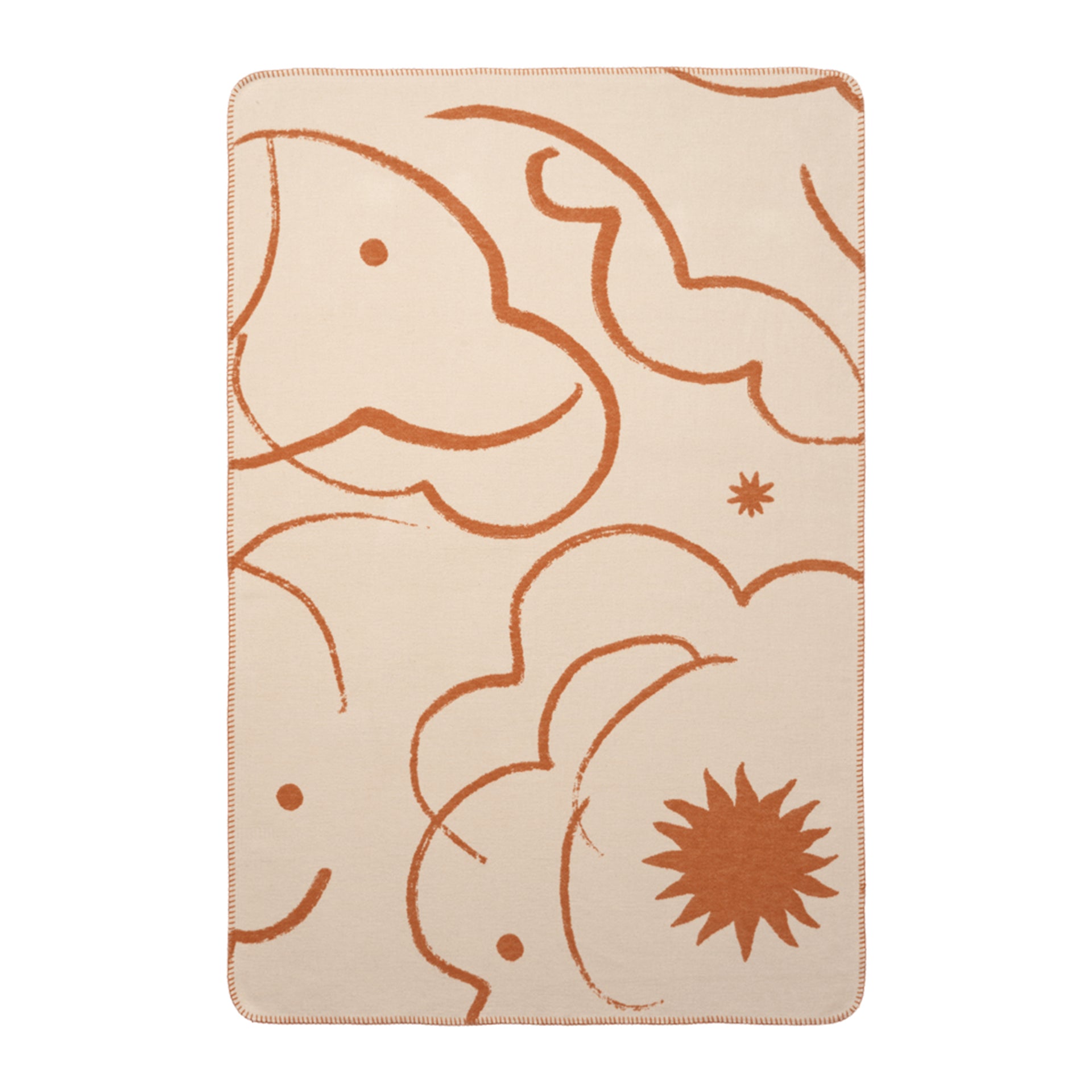 Ferm Living Skye Plaid - Sienna / Parchment