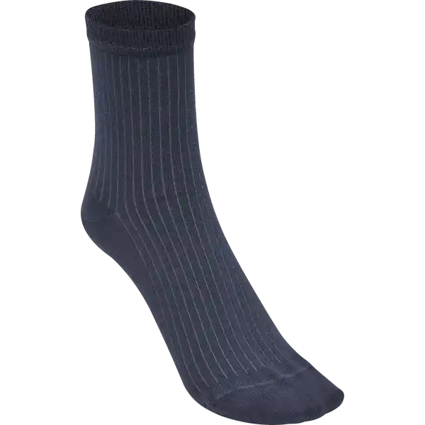 Kurzschaftsocke Streifen jeansblau Gr. 35 / 38