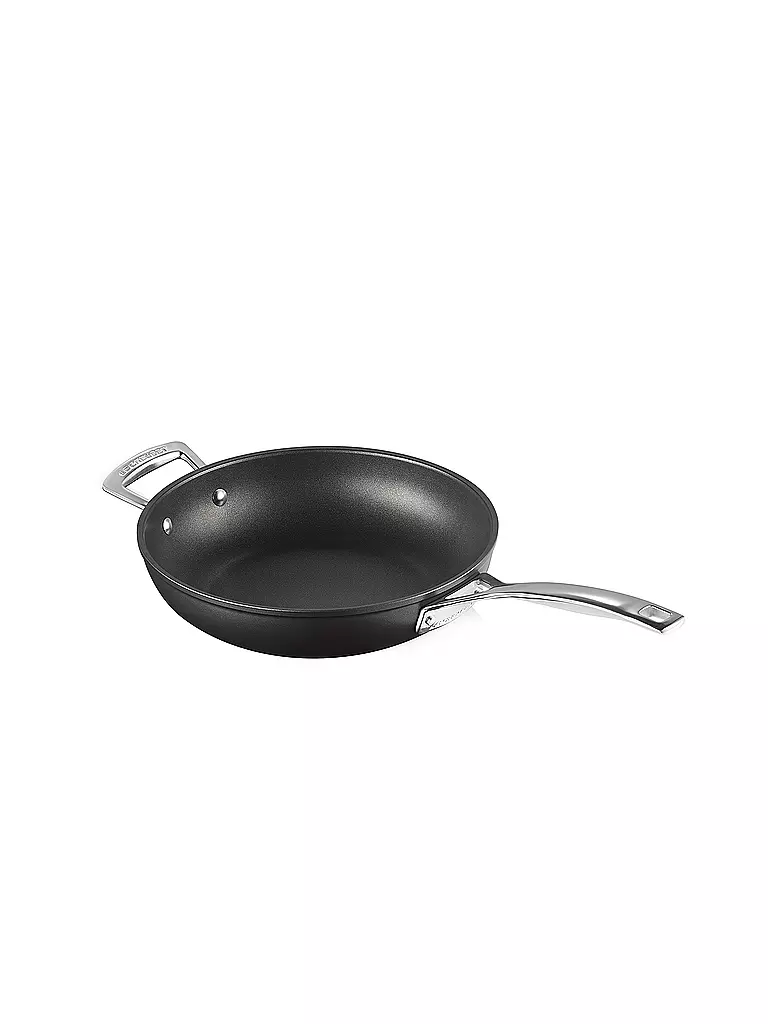 LE CREUSET Aluminium-Antihaft Pfanne hoch 26cm Schwarz schwarz
