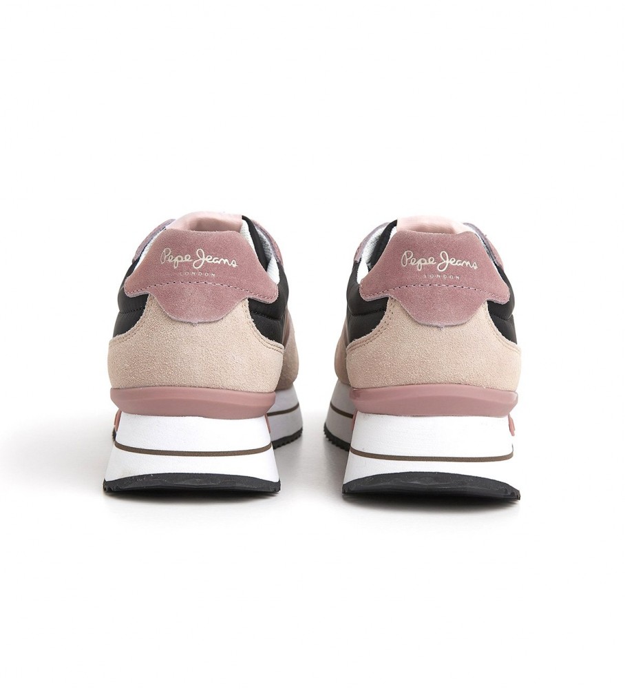 Tênis Pepe Jeans Rusper Queen de couro multicolorido