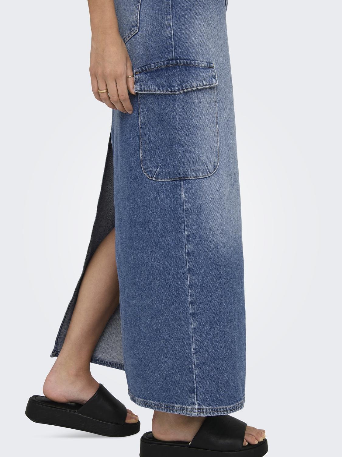 ONLMAYA Jeansrock Medium Blue Denim