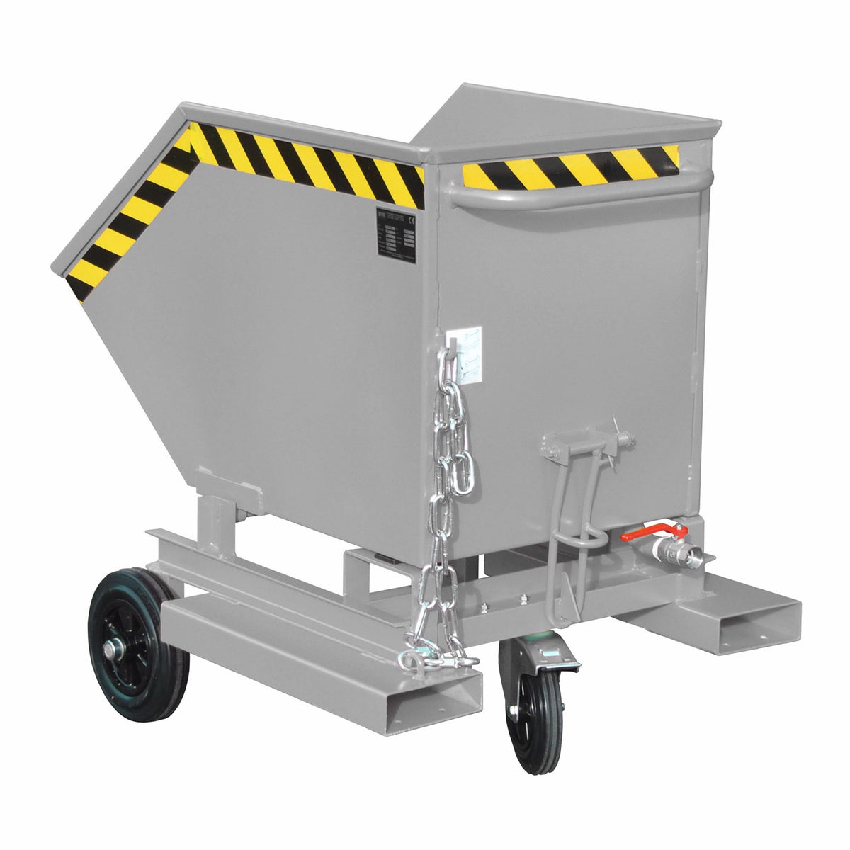 Bauer chipwagen SKW-ET 250, gelakt, muisgrijs