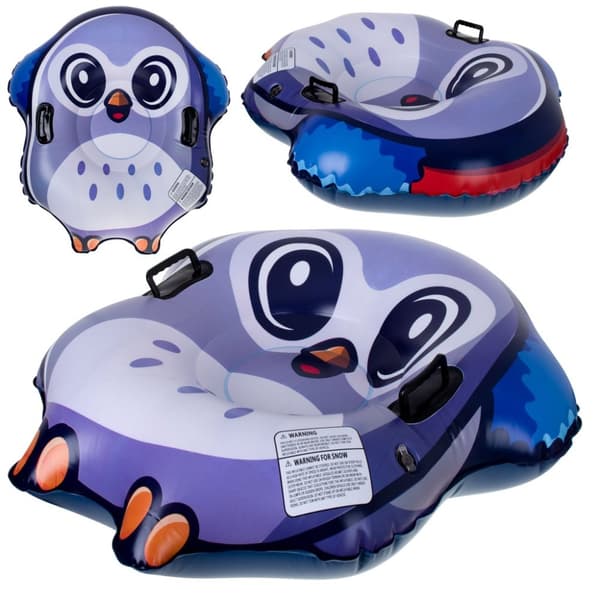 Oppblåsbar slede for snø Penguin dekk
