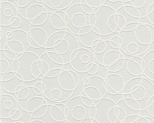 Vliesbehang 1045-19 Meistervlies ProProtect cirkels wit