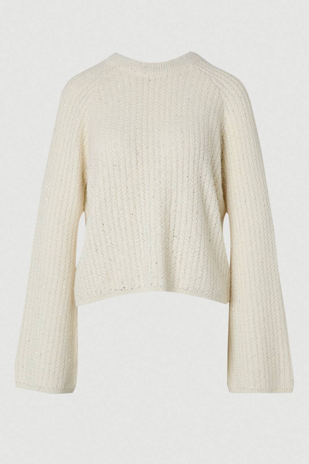 KarenMillen synthétiquell Grande Taille à Sequins Tricot avec Nœud