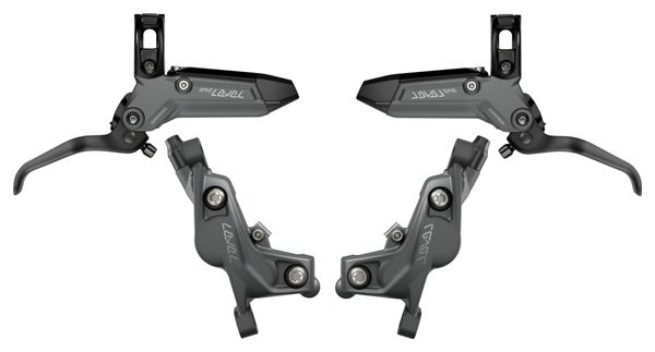 Paire de Freins Sram Level Bronze Stealth 4 Pistons Gris (Sans Disque)