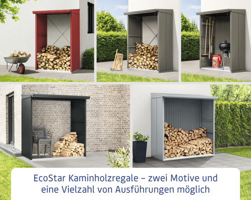 Hörmann EcoStar Trend-V Type 2 brandhoutberging, 181,4 x 102,5 x 198,0 cm, antraciet