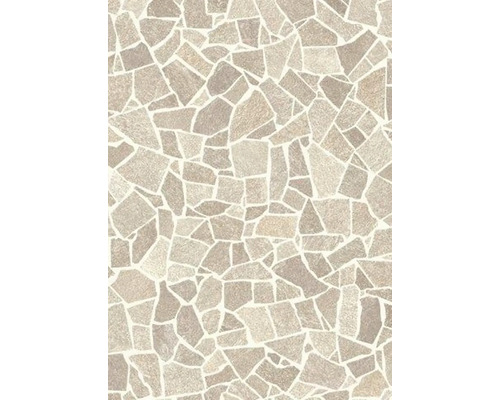 PVC vloer Puinsteen mozaïek naturel FB532 200 cm breed (per meter verkocht)