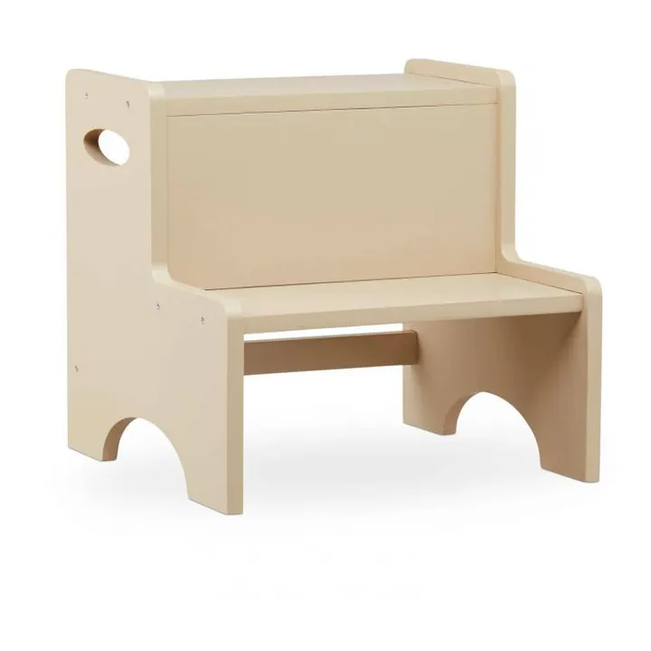 Nofred Marche-pied en bois | Beige