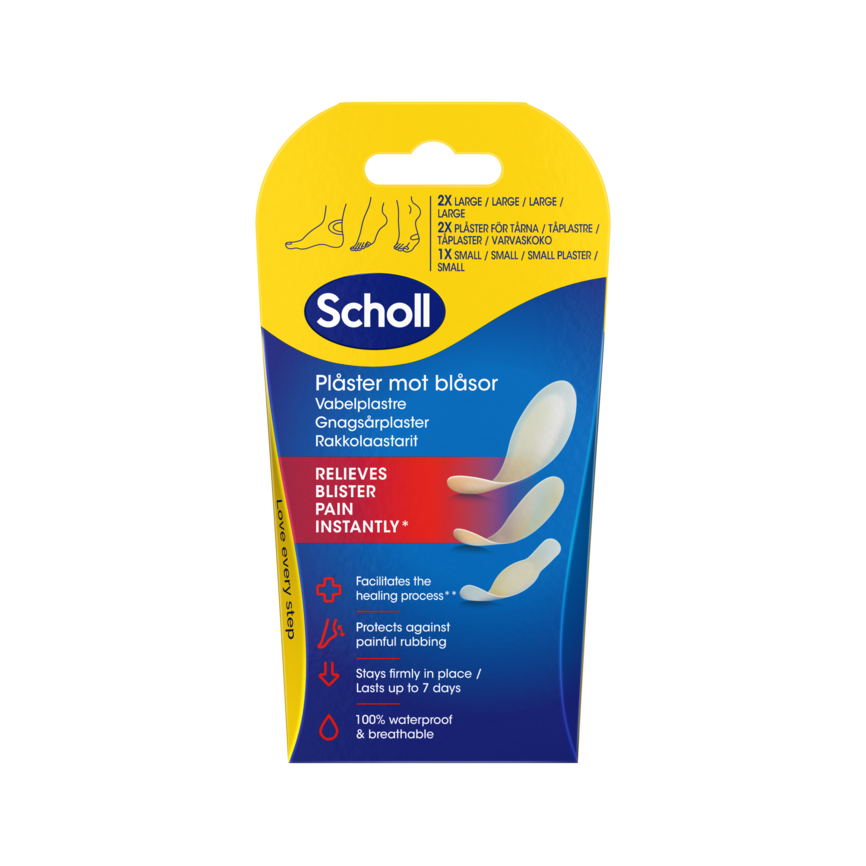 Scholl gnagsårplaster mix