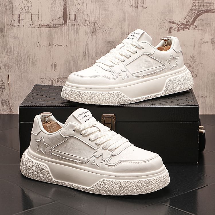 Mr Ozera - Platform Star Panel Sneakers
