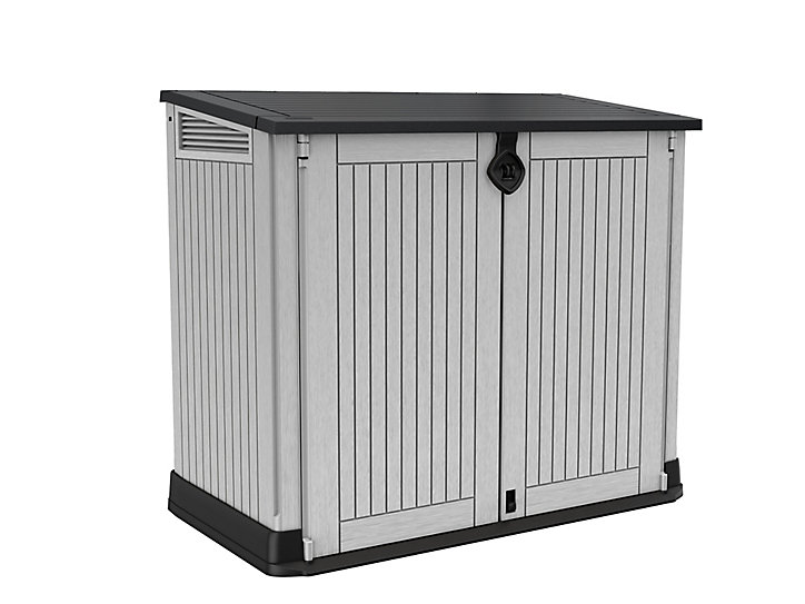 Armoire de rangement ou abri poubelles polypropylène Keter Store It Out Midi gris 845 L