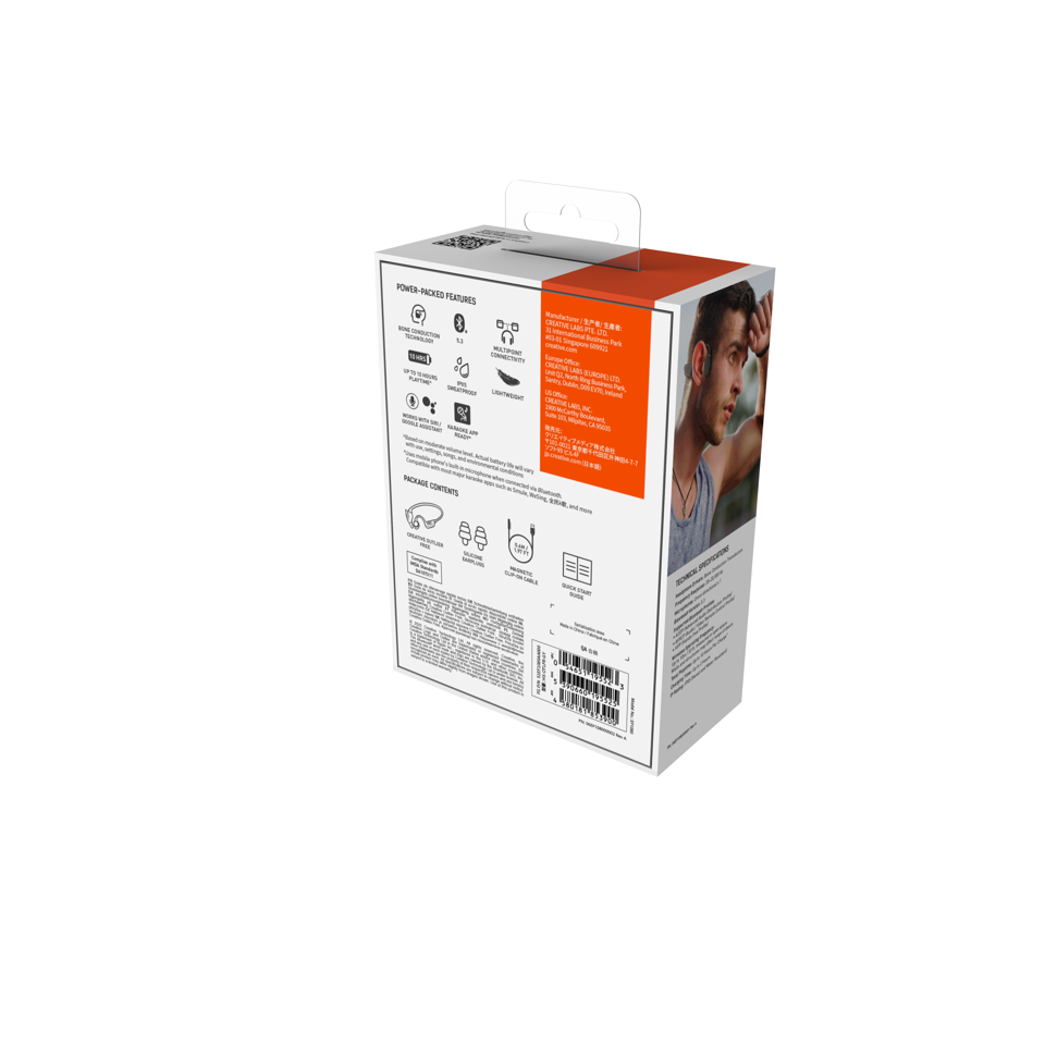 Creative - Outlier Free Bone Conductor hovedtelefoner, sort