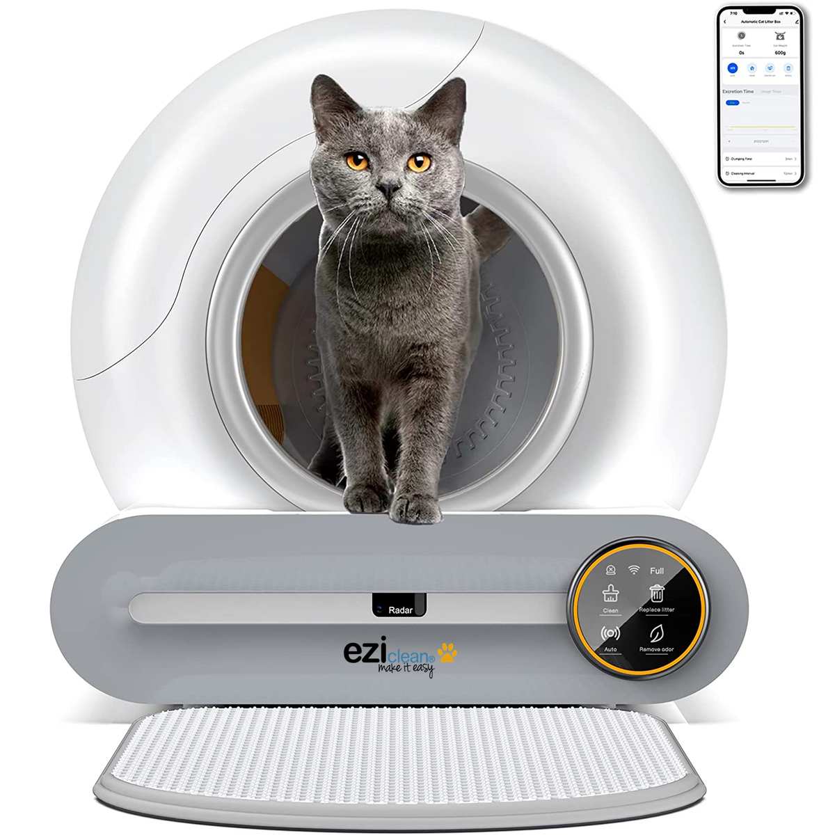 EZIclean® CATBOT K8i caixa de areia autolimpante conectada para gatos