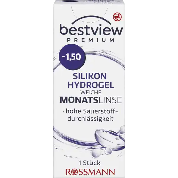 Premium weiche Monatslinse Silikon Hydrogel -1,50