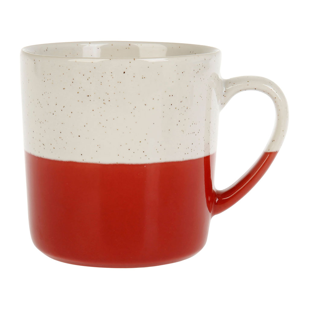 Mug grès ENTRE DEUX rouge 38cl - LETHU