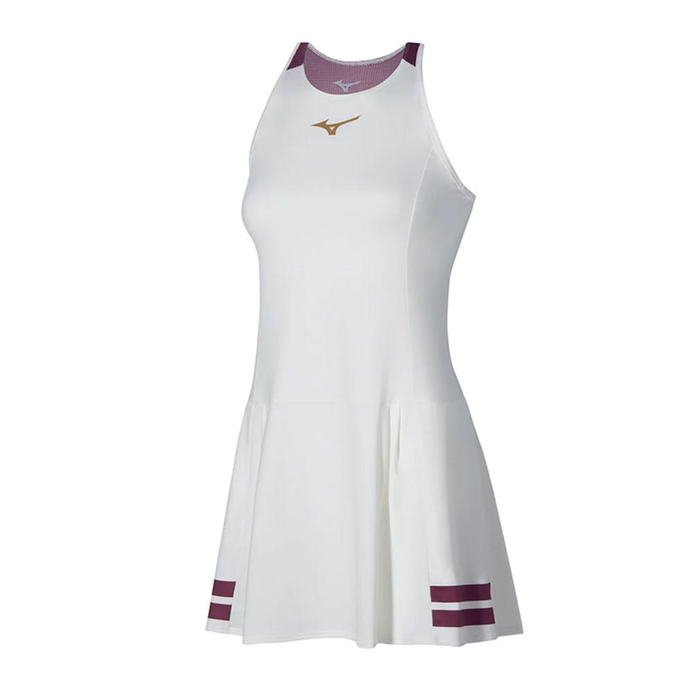 Mizuno Robe de Tennis Blanches Femme Mizuno Printed