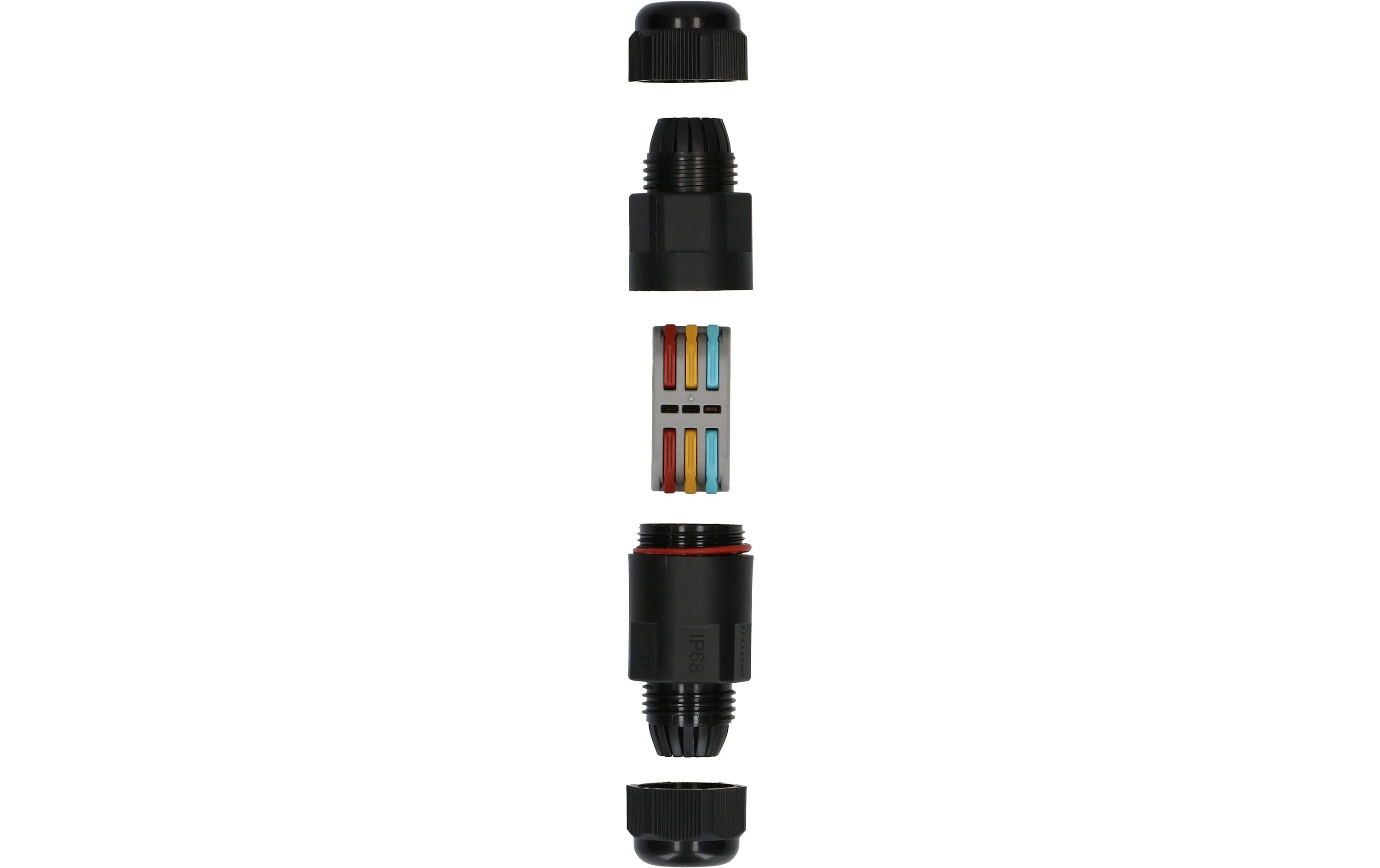 Verbindungsmuffe IP68, 6.5 - 11 mm, SchwarzKabelverbinder für den Aussenbereich