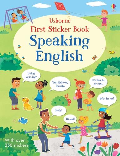 First Sticker Book Speaking English - First Sticker Books (Paperback)