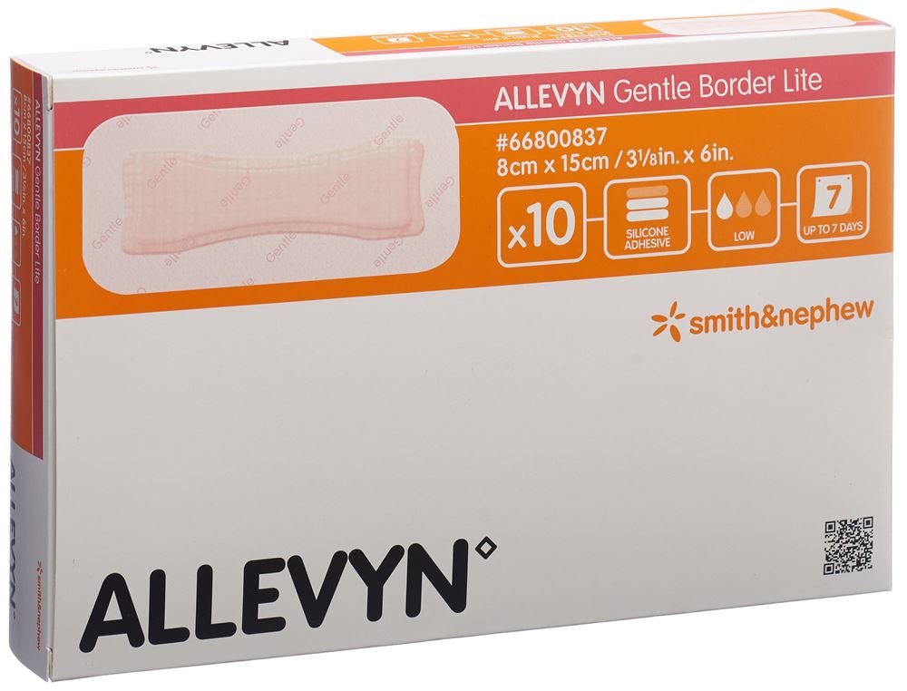 ALLEVYN 8x15cm 10 Stk<br>10 Stück, 8x15cm